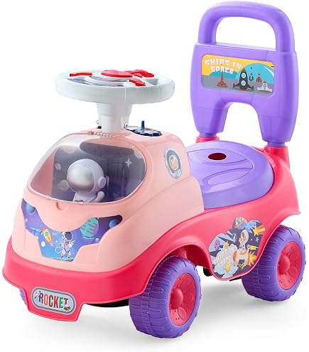 Fisher Price Music Parade Purple Ride-On – 5 Marschmelodien, Spielmodus, Mit Stauraum – Für Kinder 1–3 Jahre