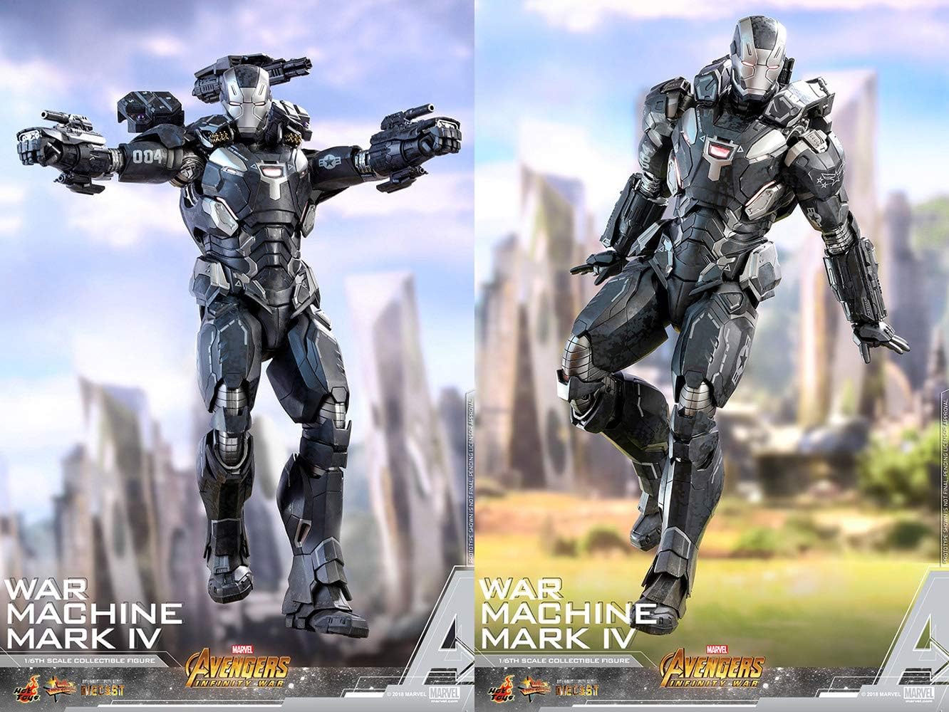 Amazon ムービー マスターピース Diecast アベンジャーズ インフィニティ ウォー 1 6スケールフィギュア ウォーマシン マーク4 フィギュア ドール 通販