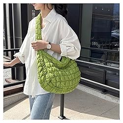 Quilted Tote Bag Large Capacity Satchel Handbag