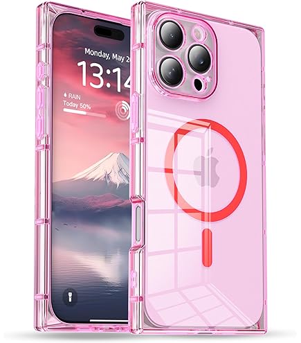 Amazon.com: IAIYOXI Rectangle Case Compatible for iPhone 15 Pro