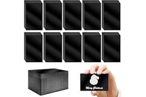 LIPETOL 560 Pcs Metal Business Card Blanks Black Metal Business Cards for Laser Engraving CNC Engraver DIY Craft Multipurpose Aluminium Business Card Blanks 0.21 mm/0.01 Inch Thick