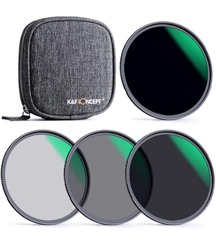 ICE CO Slim ND64 Filter 77 Mm – ND64, 6 Stops, 16-fach Nano-beschichtet, Für Weitwinkelobjektive