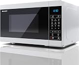 Sharp YC-MG81U-W 28L 900W Microwave with 1100W Grill White