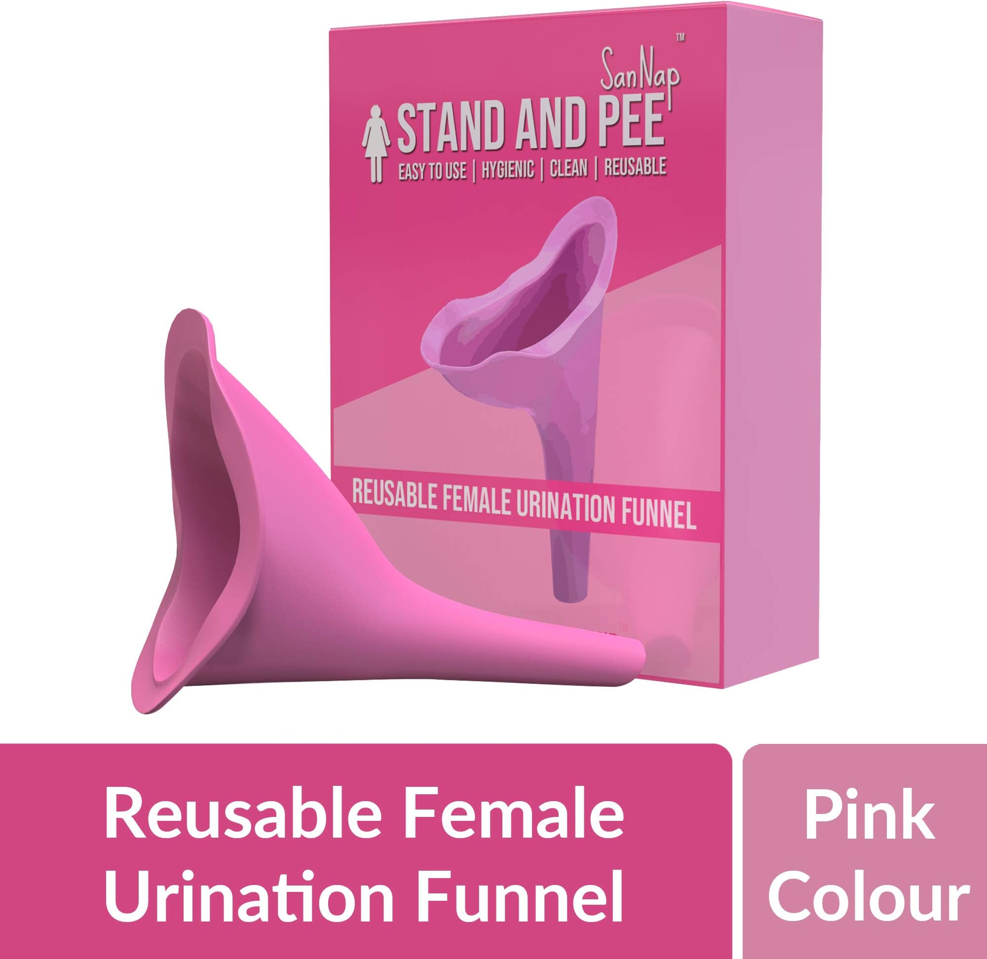 SanNap Silicone Stand and Pee Reusable Female Urine Director