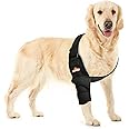 Neoally Breathable Dog Elbow Brace Protector Pads for Canine Elbow and Shoulder Support Elbow Hygroma, Dysplasia, Osteoarthritis, Elbow Calluses, Pressure Sores and Shoulder Dislocation (Right Medium)