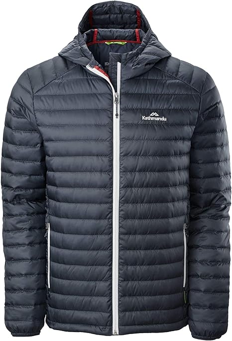 Kathmandu Heli Men's 600 Hooded Lightweight Down Jacket - S Blue - Midnight Navy: Amazon.co.uk 