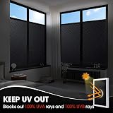 Coavas Blackout Window Film Privacy Frosted 60 x 200cm Self Adhesive view 3