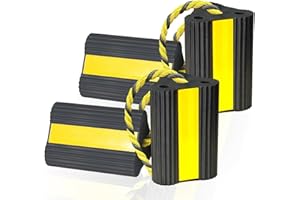 YATOINTO Wheel Chocks Rubber Chocks Block Stopper for RV Trailer Camper, 2 Pair 4 Pack