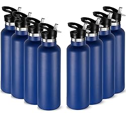 Neihepal 24oz Insulated Water Bottles Bulk 8