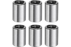 uxcell 6Pcs LM3UU Linear Bearing 3mm Bore 7mm OD 10mm Length Linear Ball Bearings Double Side Rubber Sealed Bearing Steel for CNC Machine 3D Printer Food Packaging Machine