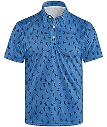 Funny Golf Shirts for Men Crazy Funny Golf Polo