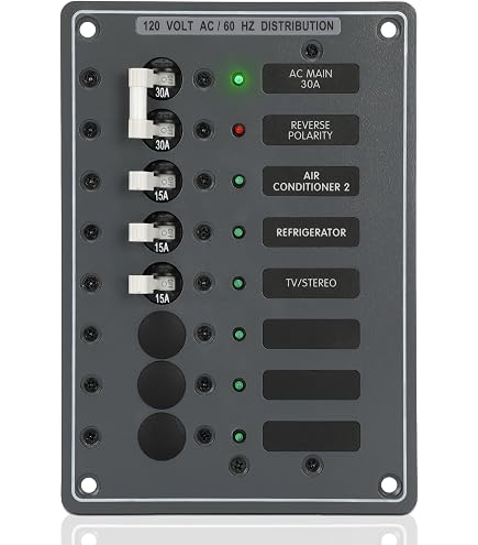 Blue Sea Systems Pannello Modulo Finale - Componente Elettrico Per Imbarcazioni, Ricambi Nautici E Accessori Marini - 5