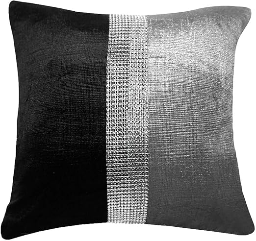Amazon Com Rimi Hanger Luxury Diamond Stripe Chenille Cushion