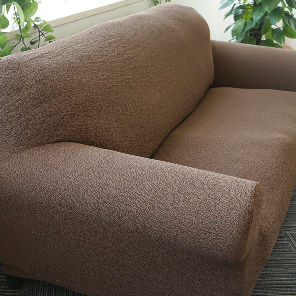 Solid color Stretch couch covers Elastic Sofa slipcover,Elastic slipcover Full-cover Sofa towel Furniture protector For 1 2 3 4 cushions For living room all-inclusive set of four seasons-C sofa