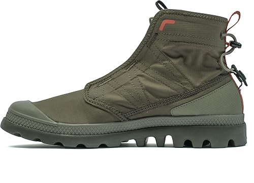 Palladium Men's Pampa Travel Lite RS, Ripstop Nylon Boot, Olive