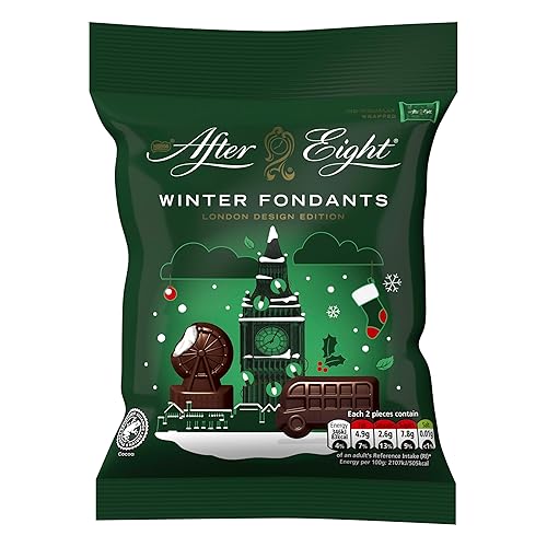 After Eight Winter Fondants Dark Mint Chocolate Bag, 57g