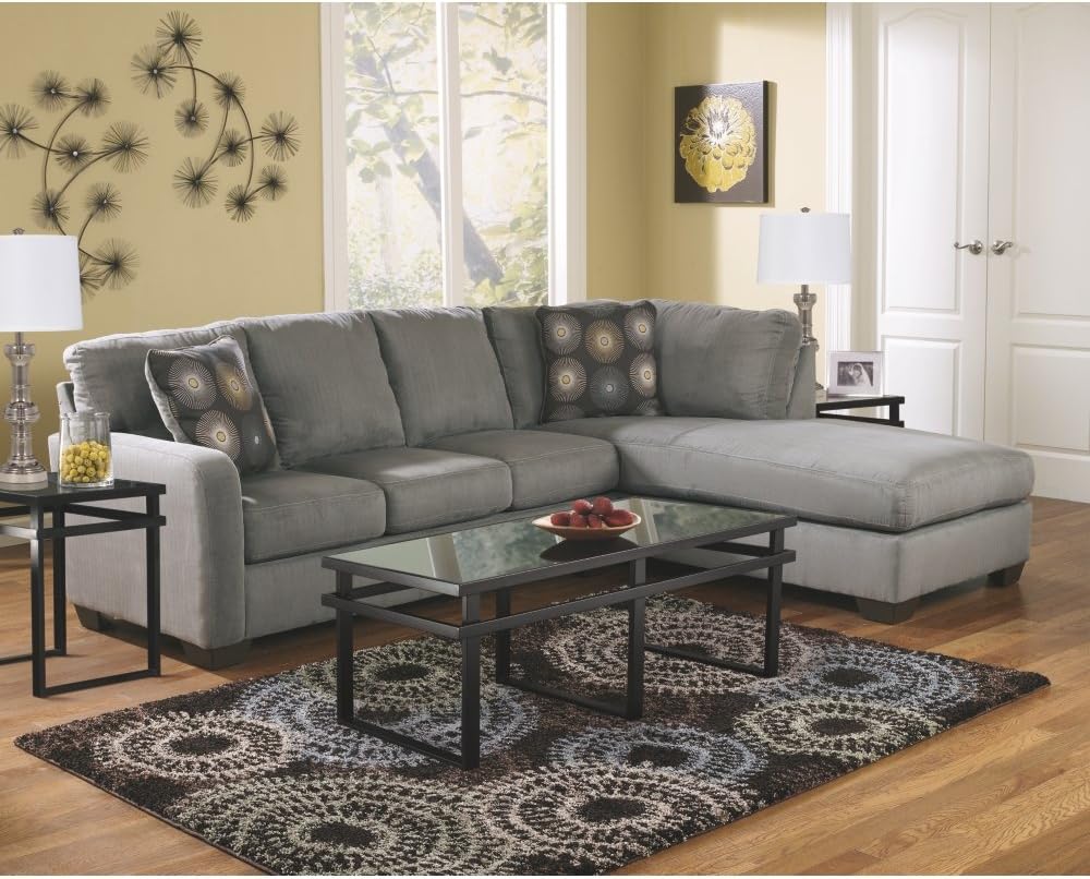 Signature Design by Ashley - Laney Glass Top 3-Piece Occasional Table Set, Black Finish: Furniture & Decor
