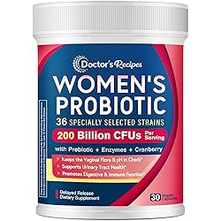Doctor's Recipes Probiotics for Women, 200B CFUs 36
