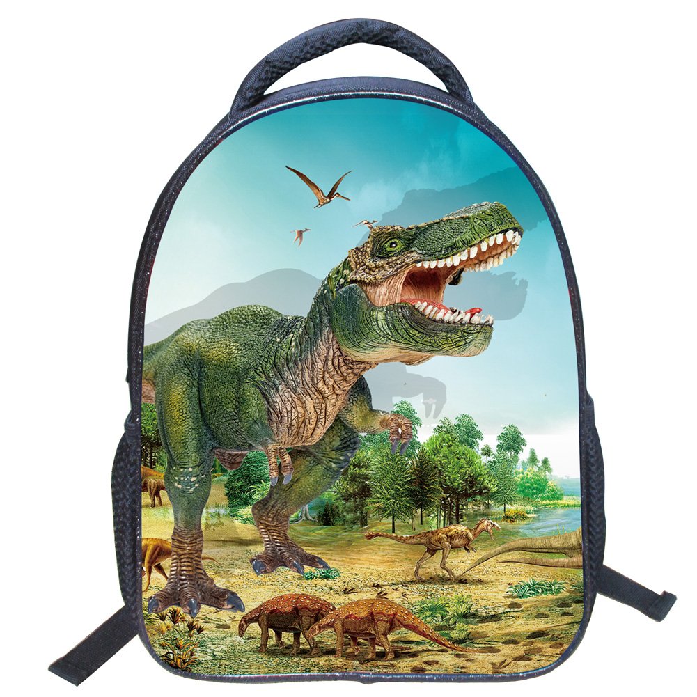 Artone Nylon Cielo Jurásico Dinosaurio Acolchado Mochila Montar Ipad