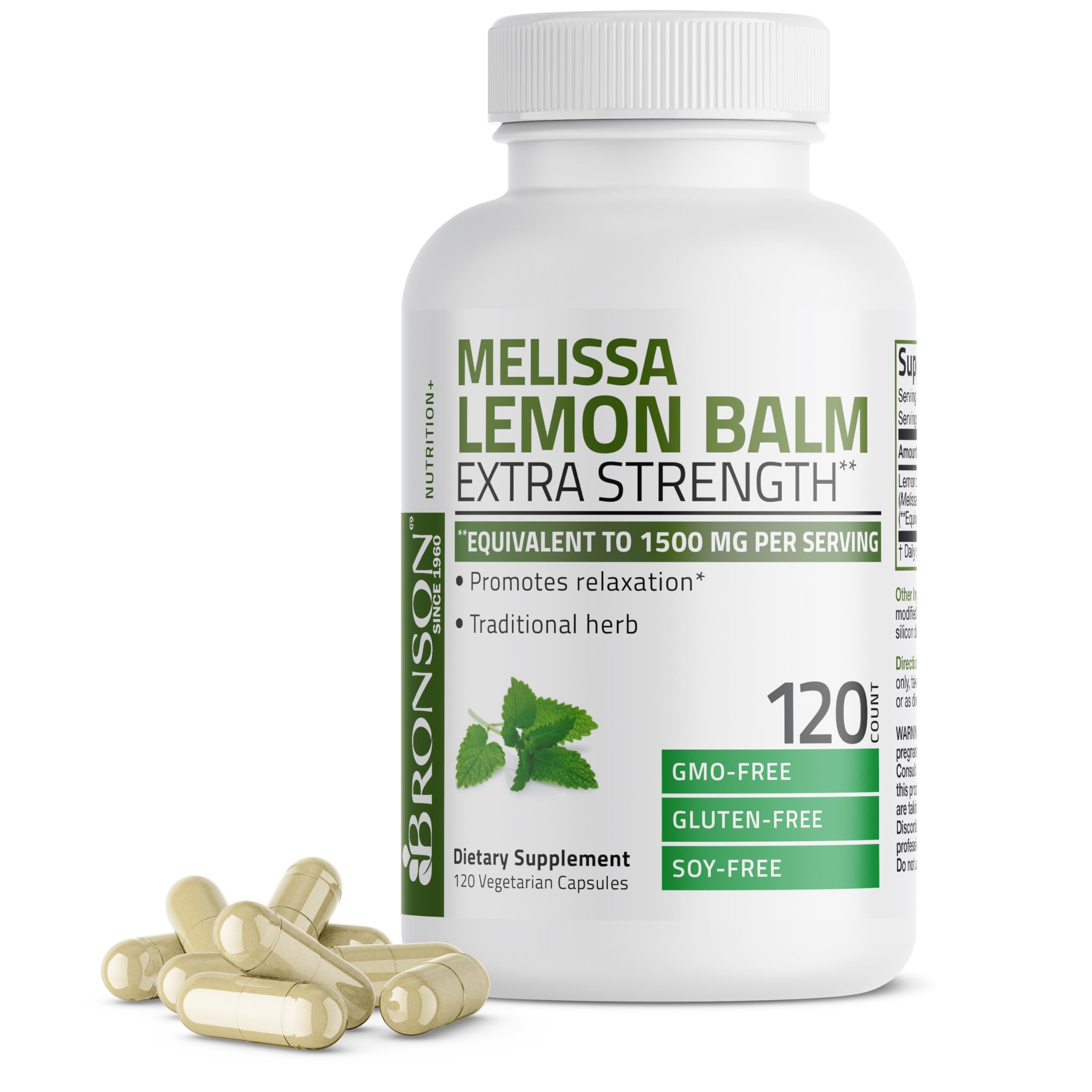 Melissa Lemon Balm 1500 mg