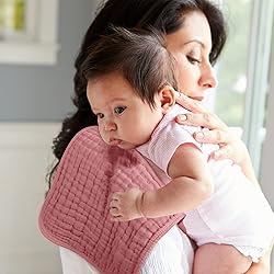 Looxii Muslin Burp Cloths 100% Cotton Muslin Cloths