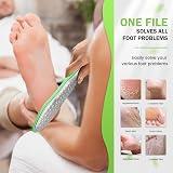 BEZOX Heavy Duty Stainless Steel Full Body Foot File Double Sided Pedicure File view 2