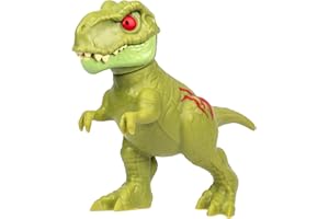 Heroes of Goo Jit Zu Jurassic World Rebirth Dino Rampage Tyrannosaurus Rex, Super Squishy and Stretchy, with Rampage Action Chomping Jaws and A Unique Goo Filling, 3 to Collect