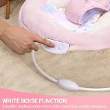 LADIDA Soft Baby Bouncer with Music and Vibration Pink Rabbit Theme view 7