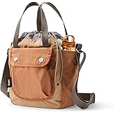 Bellroy Cinch Bucket Bag (compact 9 liter lightweight crossbody bag with external organization, internal zip pocket, adjustable shoulder strap, and adapts to be carried three ways) - SandDune