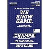Champs Physical Gift Card