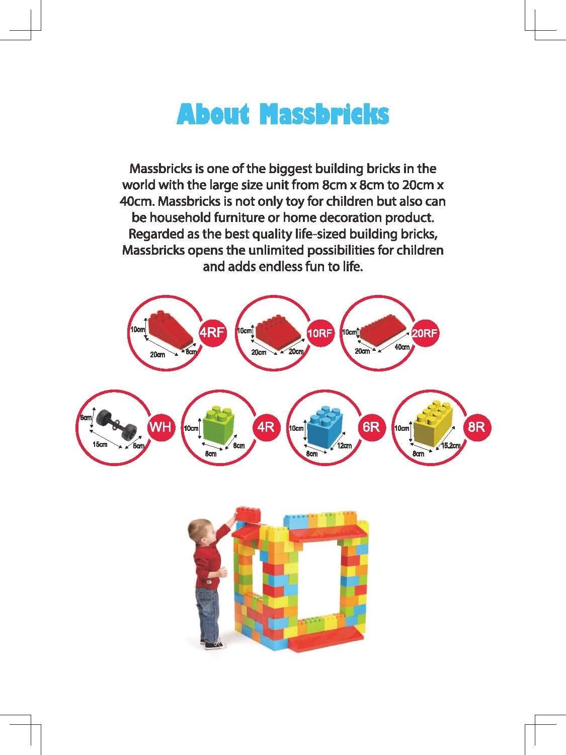 massbricks jumbo plastic building blocks