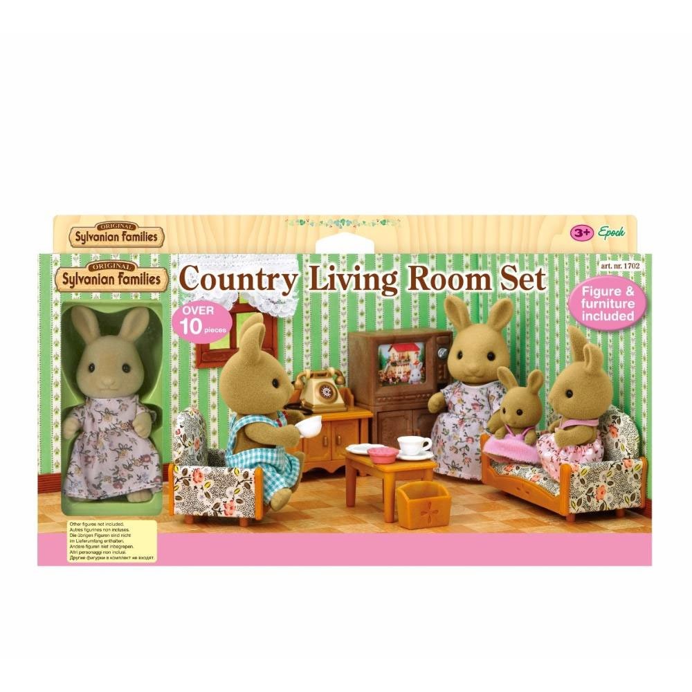sylvanian families country living room set