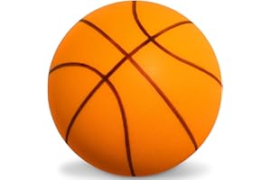 RAINBOWBEAR® Material Upgraded Silent Basketball Size 7 (29.5"), 2024 New Dribble Dream Silent Basketball,The Handleshh Silent Basketball Dribbling Indoor, Foam Basketball Indoor Training Quiet Ball