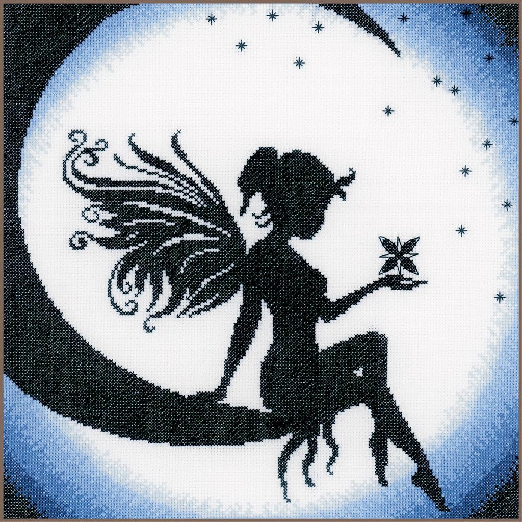 Lanarte Fairy on The Moon (Aida), NA, 24 x 24cm