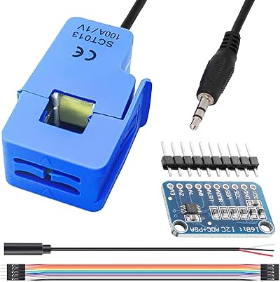 Youmile SCT-013-000 100A/1V Current Transformer ADS1115 ADC Module Arduino Kit