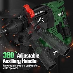 Prostormer 1-1/8" Cordless Hammer Drill with Safety