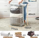 TAILI Extra Large Vacuum Storage Bags Cube 6 Jumbo for Bedding Clothing view 3