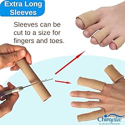 Chiroplax Toe Tubes Sleeves Protectors Cushions