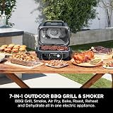 Ninja Woodfire Pro Connect XL Electric BBQ Grill Smoker with App Control view 4