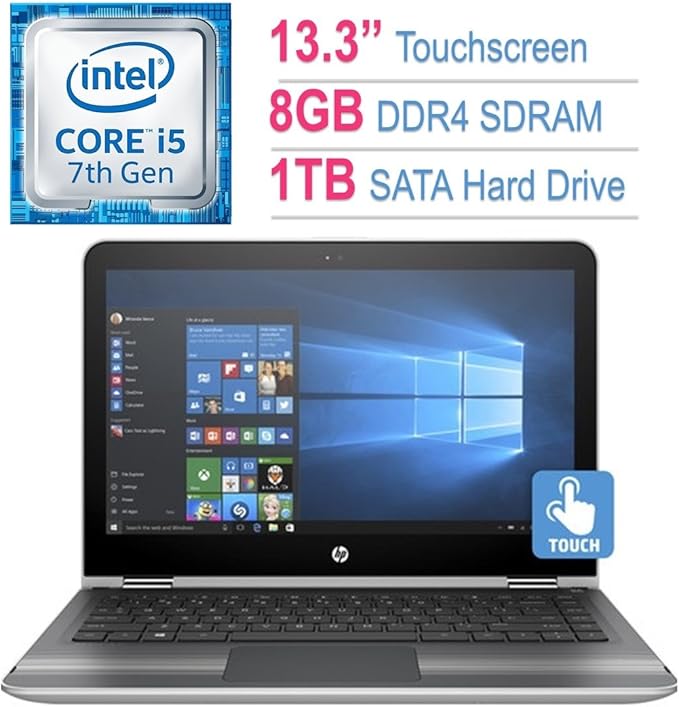 HP 13.3" Touchscreen Diagonal HD IPS WLED