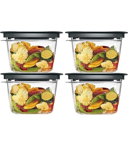 Rubbermaid 16-Piece Food Storage Containers with Lids and Steam Vents