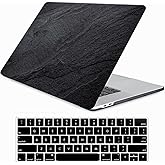 Funut for MacBook Pro 14 inch Case 2025-2021 M4 M3 M2 M1 A3185 A3401 A3112 A2992 A2918 A2779 A2442 Pro Max Chip,Laptop Plastic Hard Shell Case & Keyboard Cover for Pro 14",Blcak