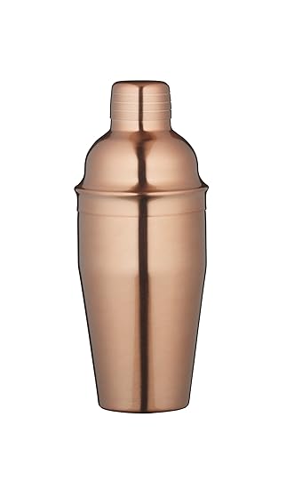 Bar Craft Cocktailshaker Luxe Lounge 500ml in Kupfer, Mischung aus Mehreren Materialien, Gold 12 x 17 x 22 cm