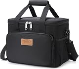 Lifewit 9L Insulated Lunch Bag 12 Can Soft Cooler Black
