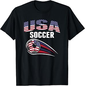 America Soccer Fans Jersey - United States Football Lovers T-Shirt
