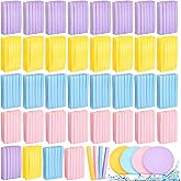 480 Pcs Compressed Facial Sponges 4 Colors Round Compressed Face Sponge for Clean, Reusable Makeup Removal Exfoliating PVA Facial Sponge for Esthetician Women Makeup Removal Wash Face Beauty Mask Spa