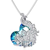 Sterling Silver Rabbit/Cat/Snail/Deer/Unicorn/Monkey/Elephant/Hummingbird/Butterfly Necklace Sterling Silver Animal Themed Jewelry Christmas Halloween Gifts For Women Girls Animal Lover