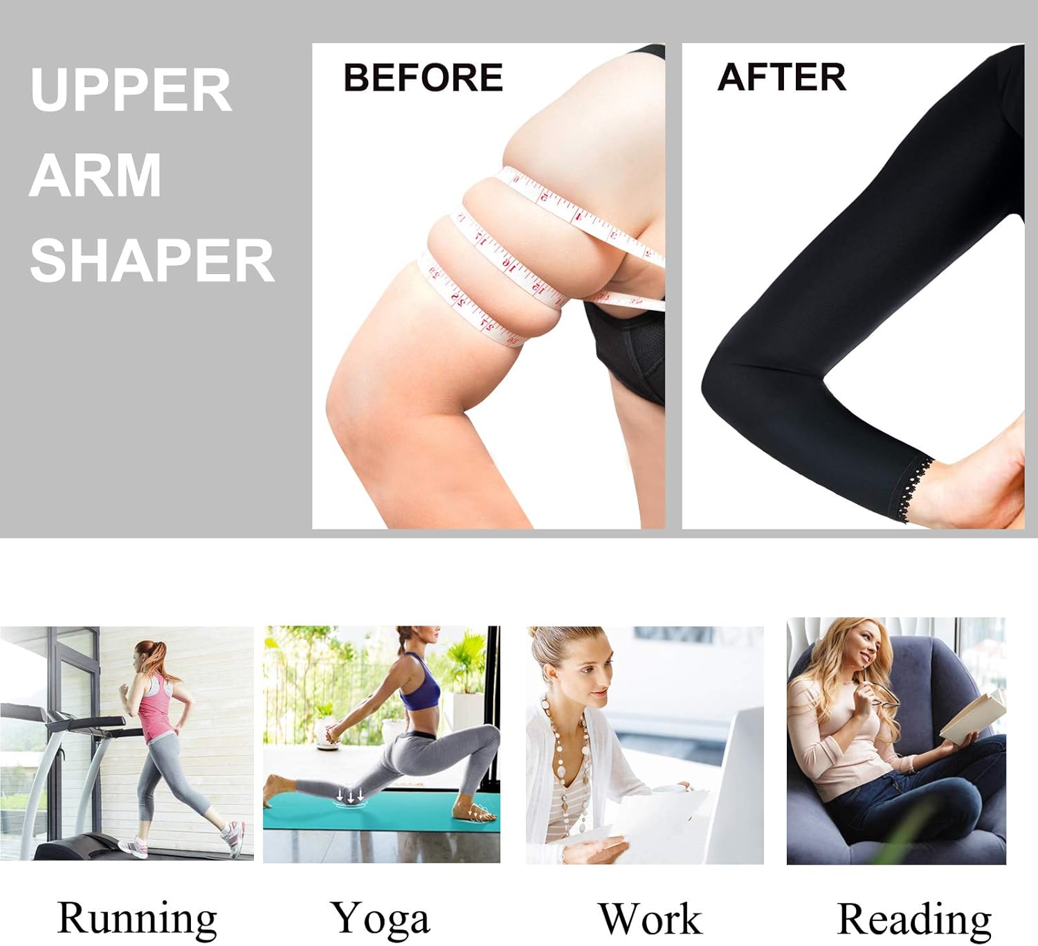LANCS Women Upper Arm Shaper Post Surgical Compression Sleeves Slimmer Tops Posture Corrector Vest Shapewear at  Women’s Clothing store