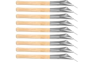 GARVALON 9pcs Batik Pen Tool Kit for Clay Sculpture and Pottery Enthusiasts Craft Accessories for Art Lovers