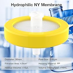 Membrane Solutions 100PCs Syringe Filter Nylon